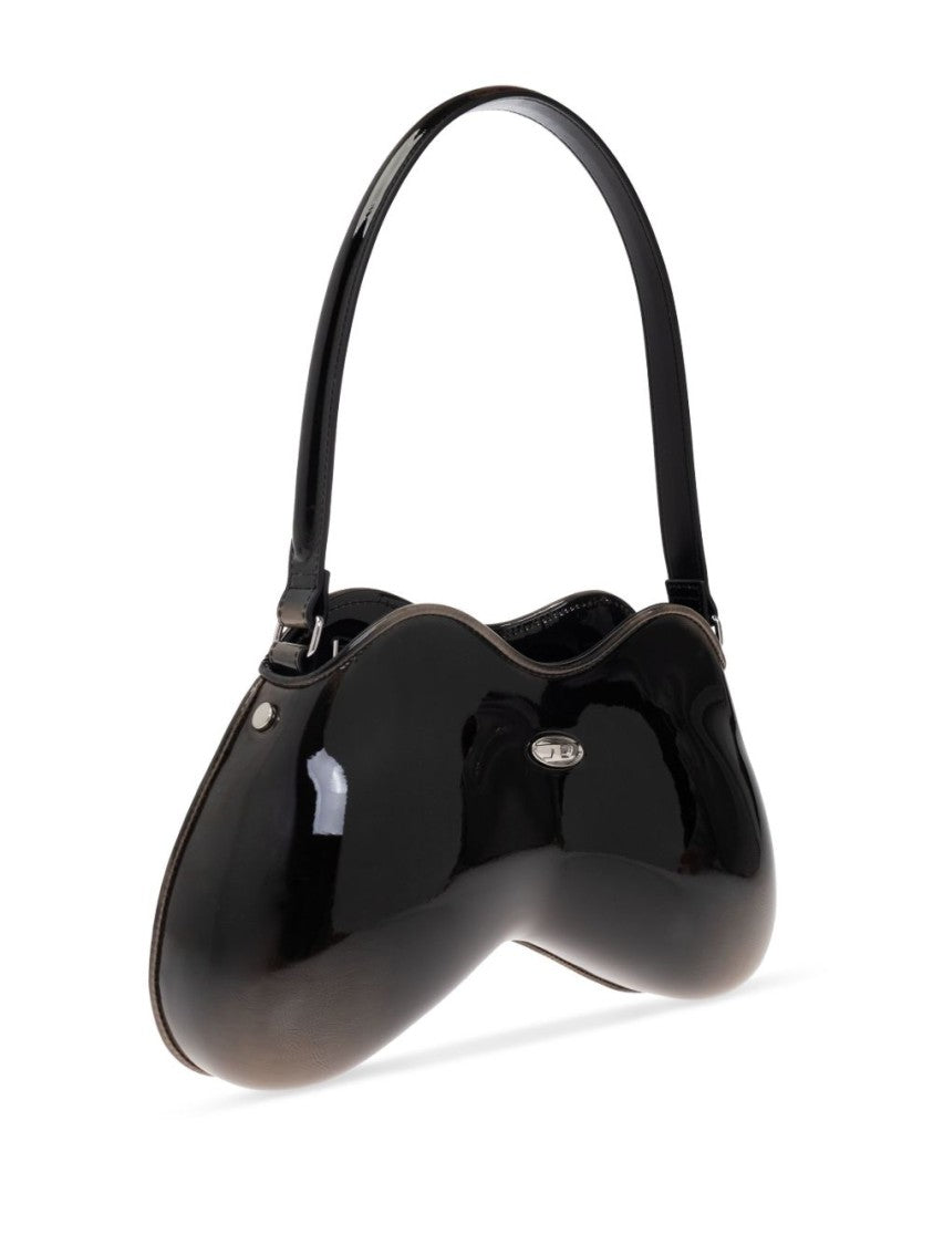 Diesel Sculptural Red Polyurethane Shoulder Bag