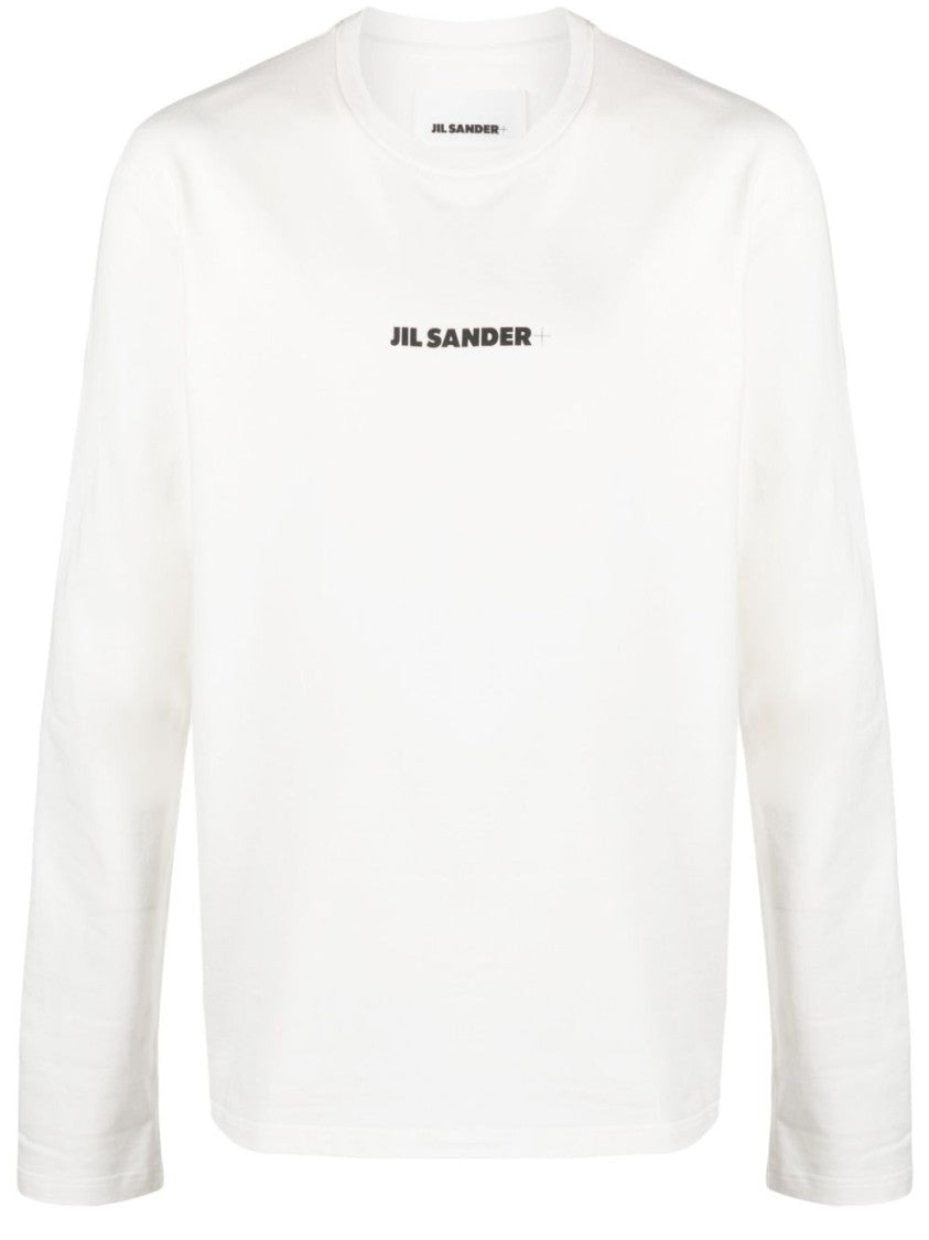Jil Sander Optical White Cotton T-Shirt