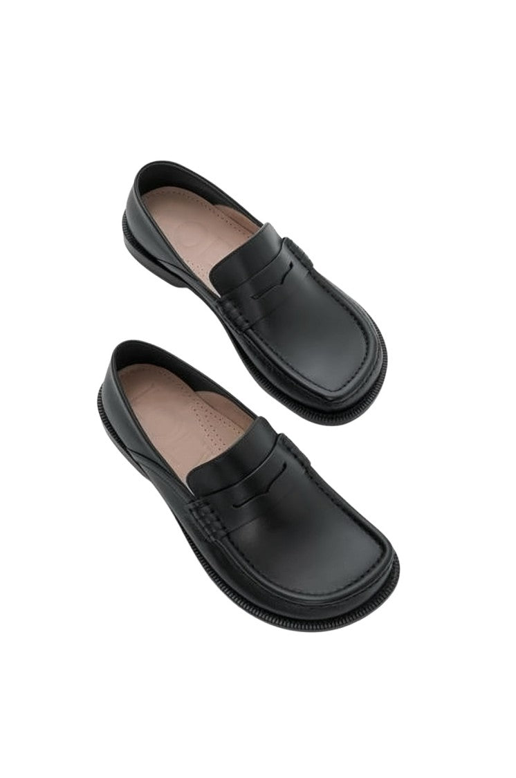 Loewe Sleek Calf Leather Loafers