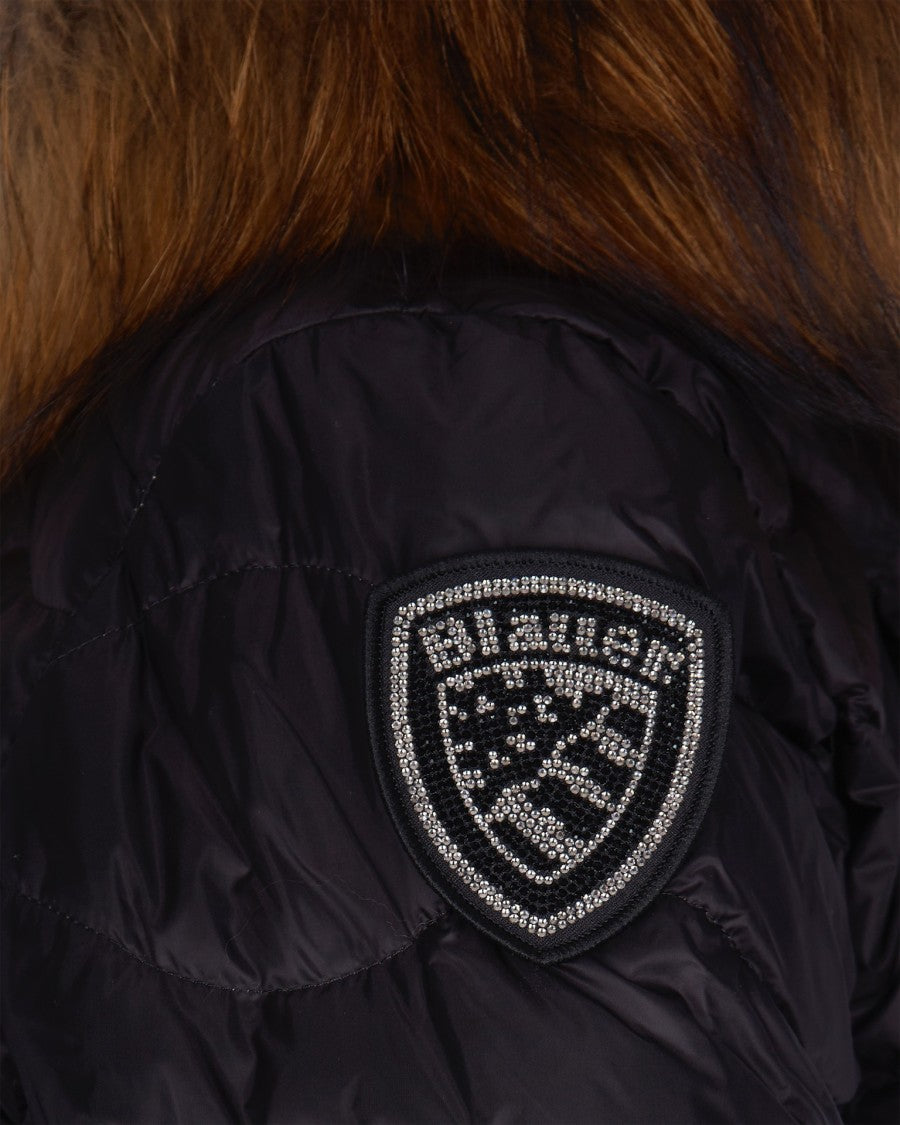 Blauer Black Aldie Quilted Water-Repellent Down Jacket
