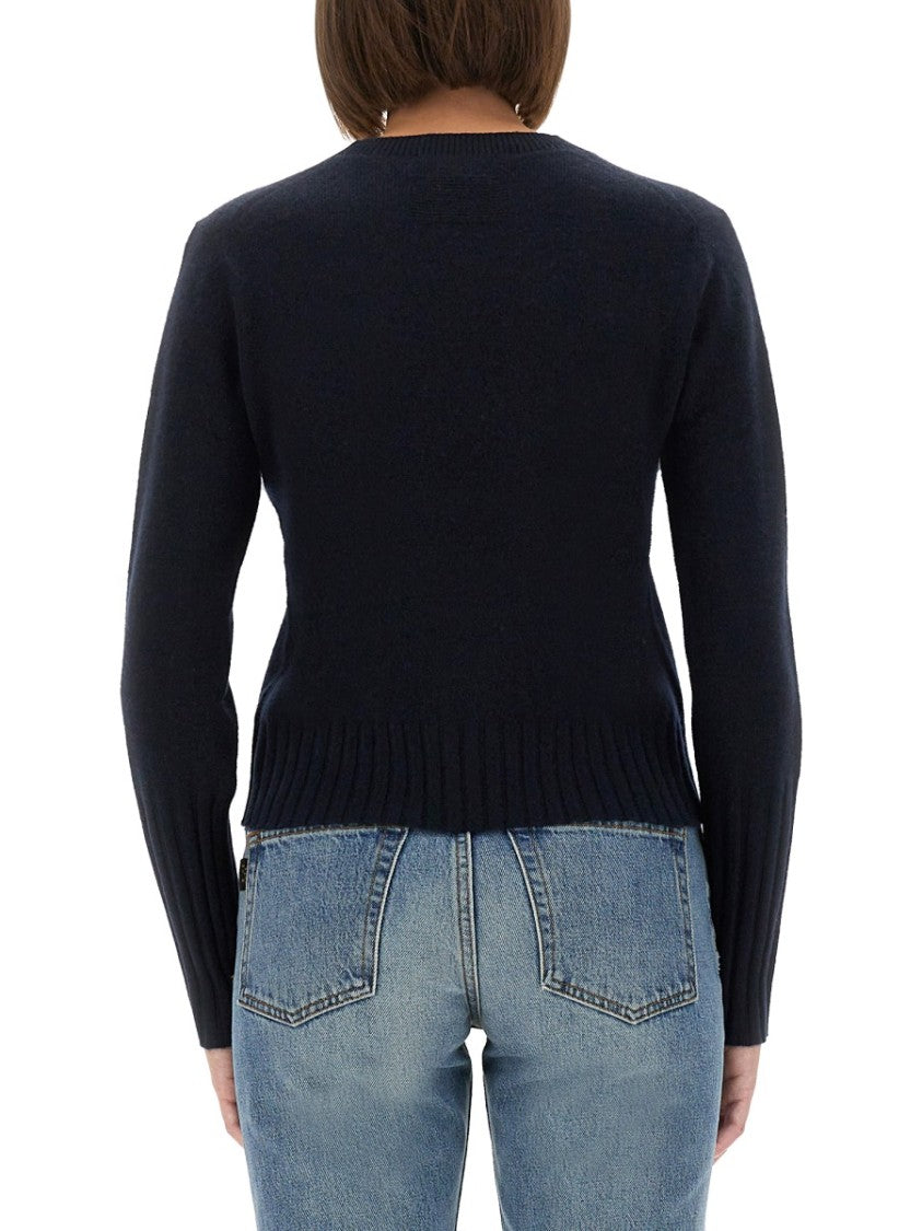 Guest In Residence Neutrals Shrunken Crew Cashmere Sweater