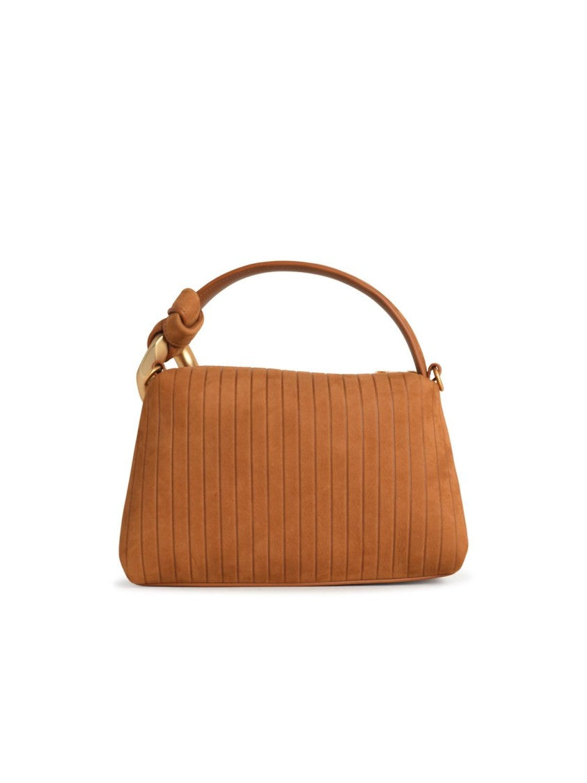J. W. Anderson Small 'Corner' Caramel Suede Bag