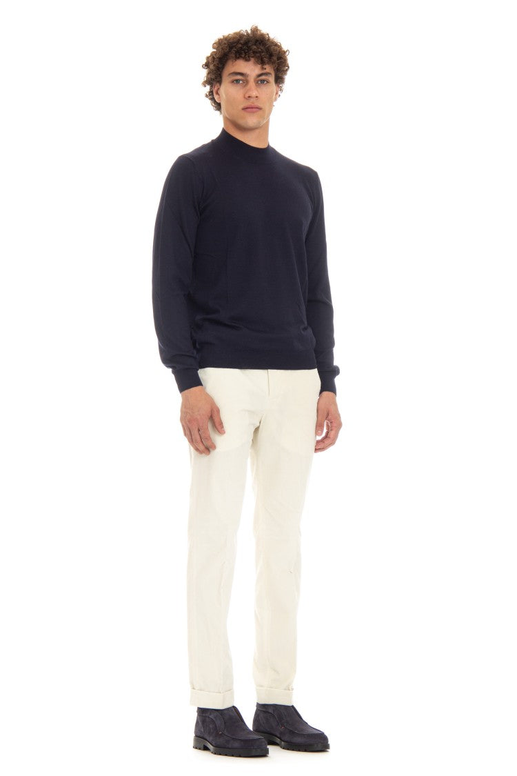 Barba Extrafin Virgin Wool Turtleneck Sweater