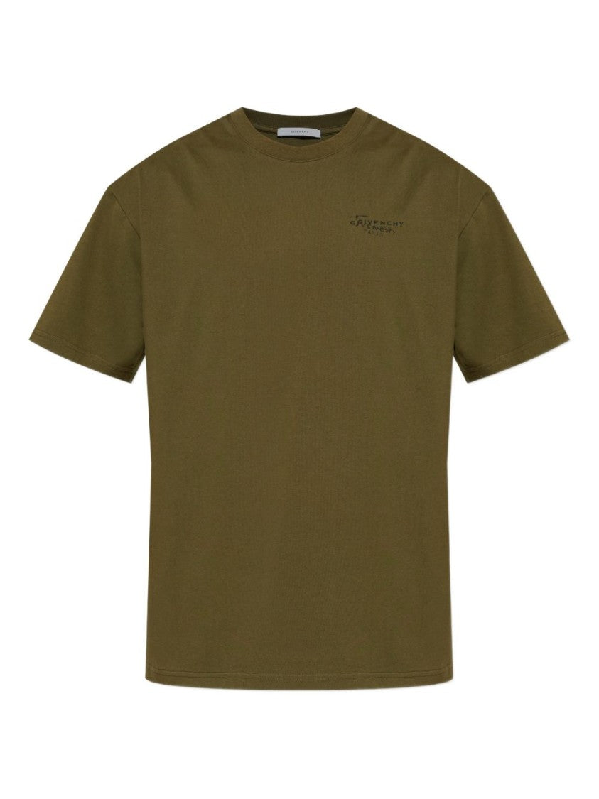 Givenchy Silk And Nylon Smooth Crew Neck T-Shirt
