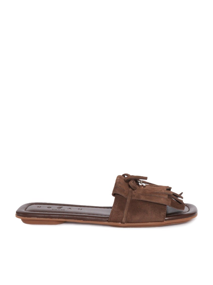 Hogan H685 Fringe Sandal