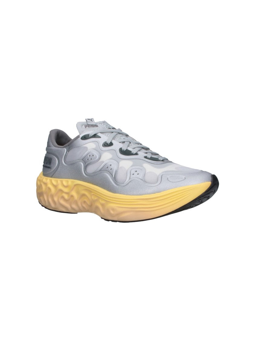 Puma Grey Velum 2 Nitro Textured Sole Fabric Sneakers
