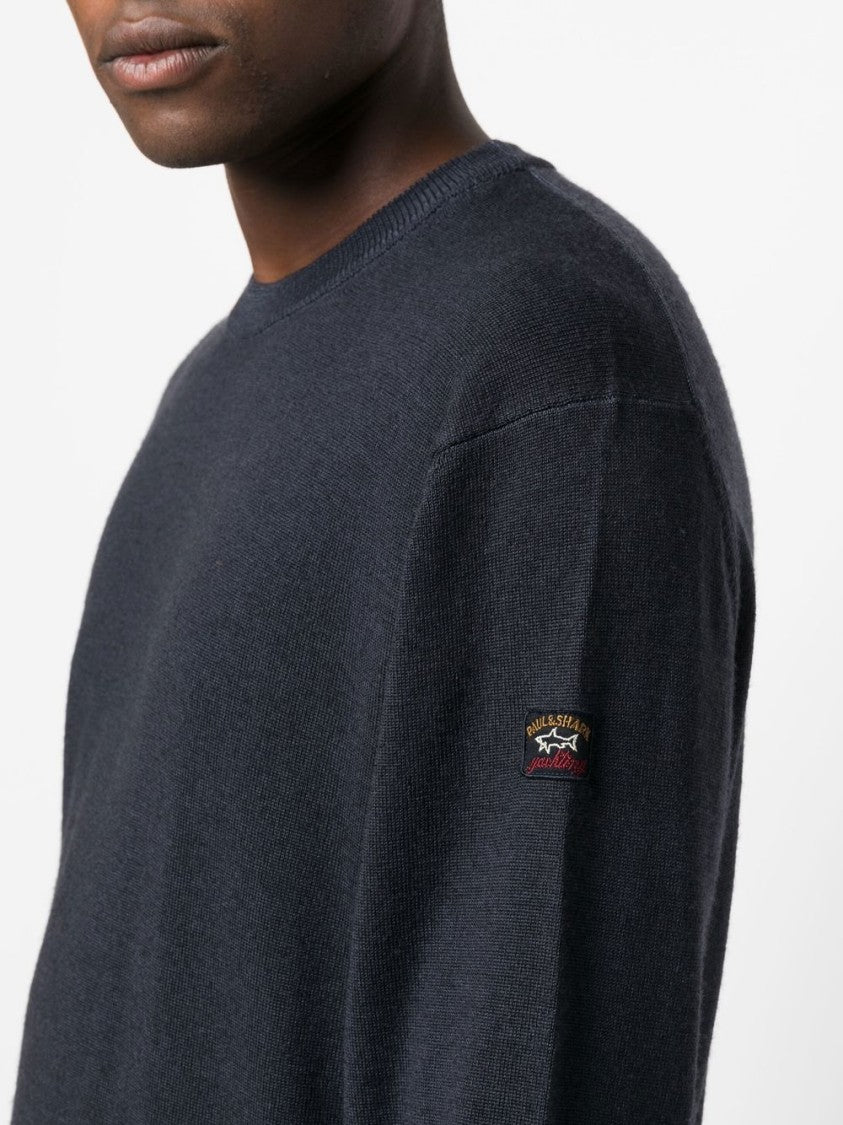 Paul & Shark Classic Merino Wool Crewneck Sweater