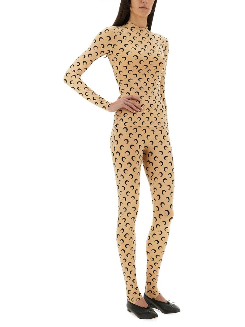 Marine Serre "Moon" Turtleneck T-Shirt