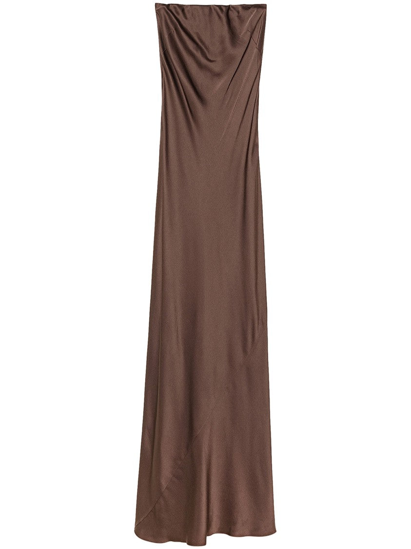 Forte Forte Bias Cut Floor-Length Column Dress