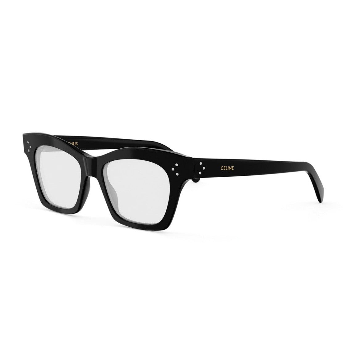 Celine Black 3 Dots Hd Acetate Cat-Eye Sunglasses
