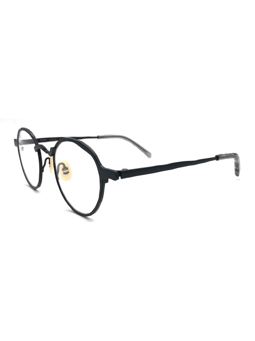 Masahiromaruyama Black Mm/0092 No.1 Rounded Metal Frames