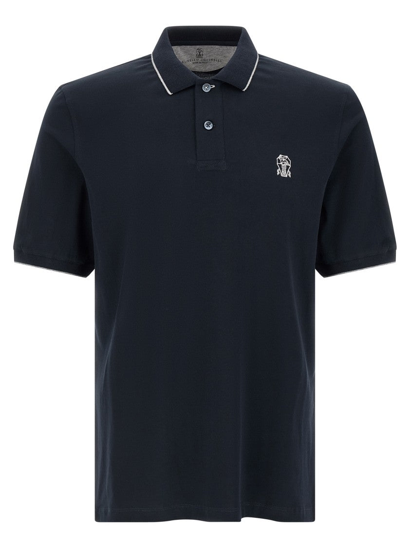 Brunello Cucinelli Stretch Jersey Polo Shirt