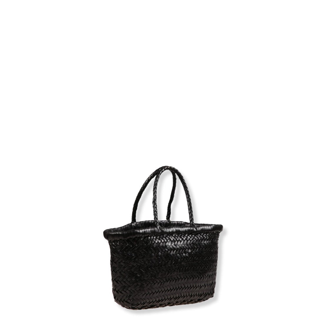 Dragon Diffusion Mini Hand-Braided Leather Basket Tote