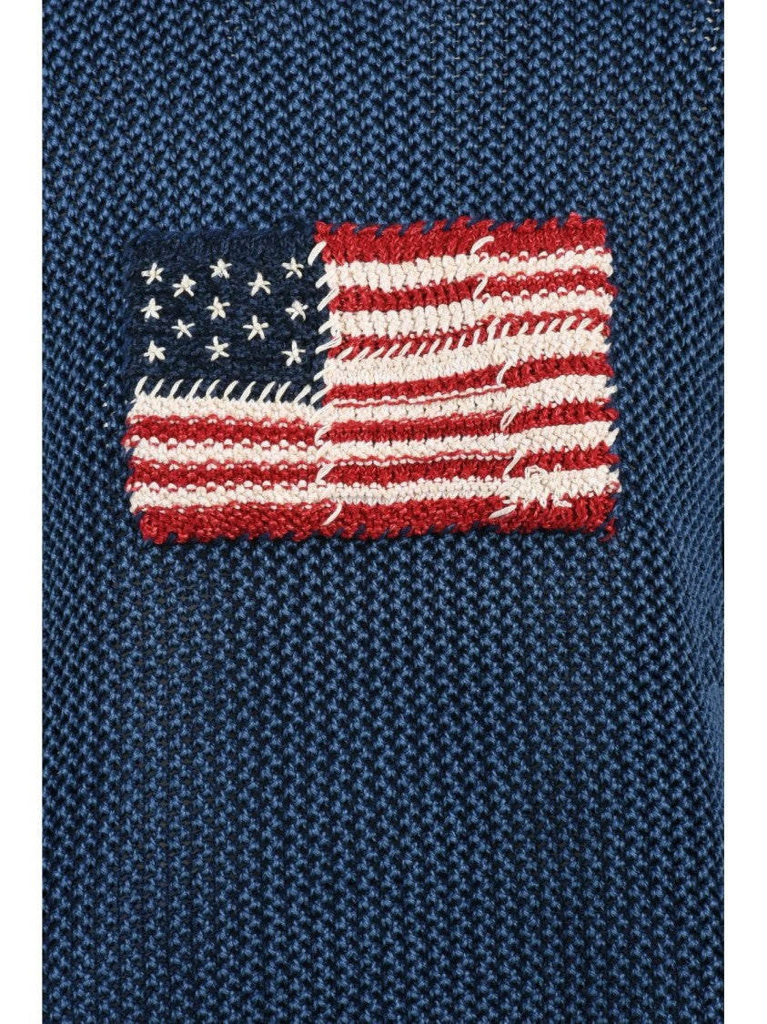 Polo Ralph Lauren Blue Cotton Tricot Knit