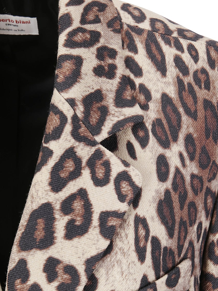 Alberto Biani Tailored Fit Women's Jacket With Classic Collar And Button-Down Front