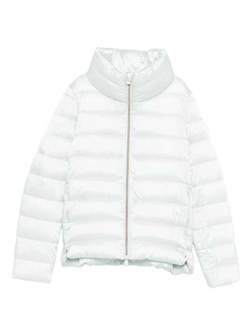 Save The Duck Short Puffer Coat With High Collar