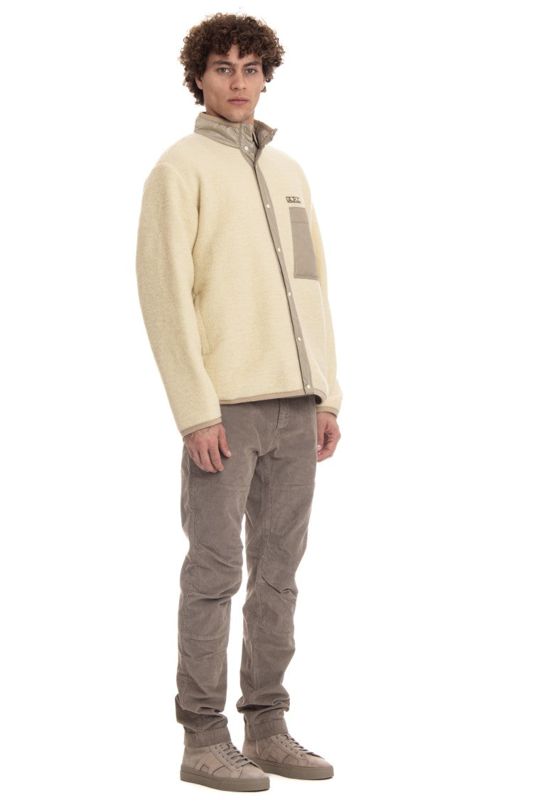 A.P.C. Virgin Wool Fleece Blouson Mod. Ewan