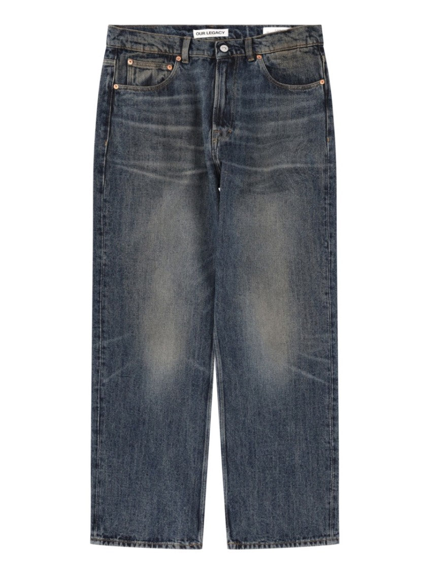 Our Legacy Third Cut Faded Wash Hemp-Blend Jeans