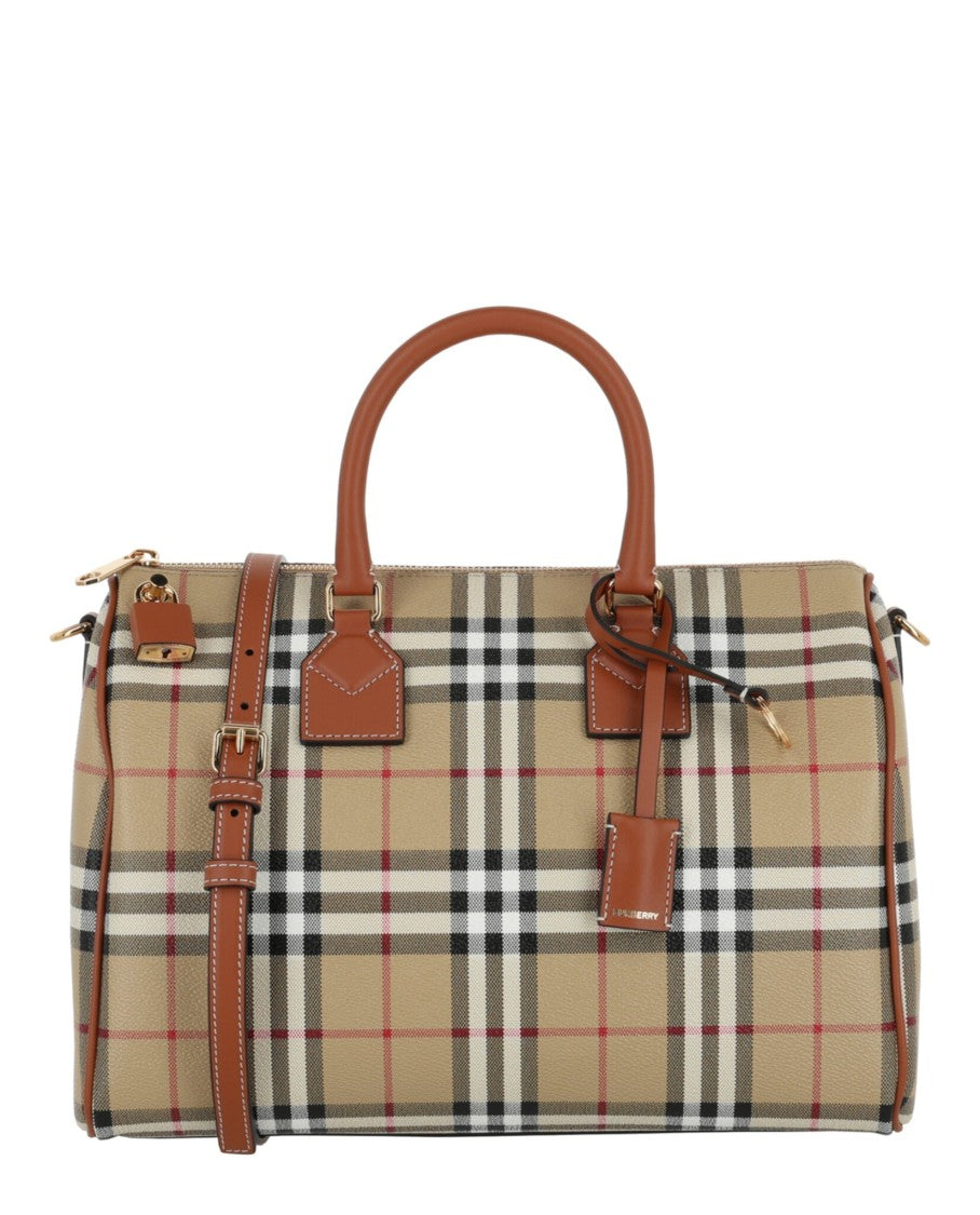 Burberry Medium Check Bowling Bag