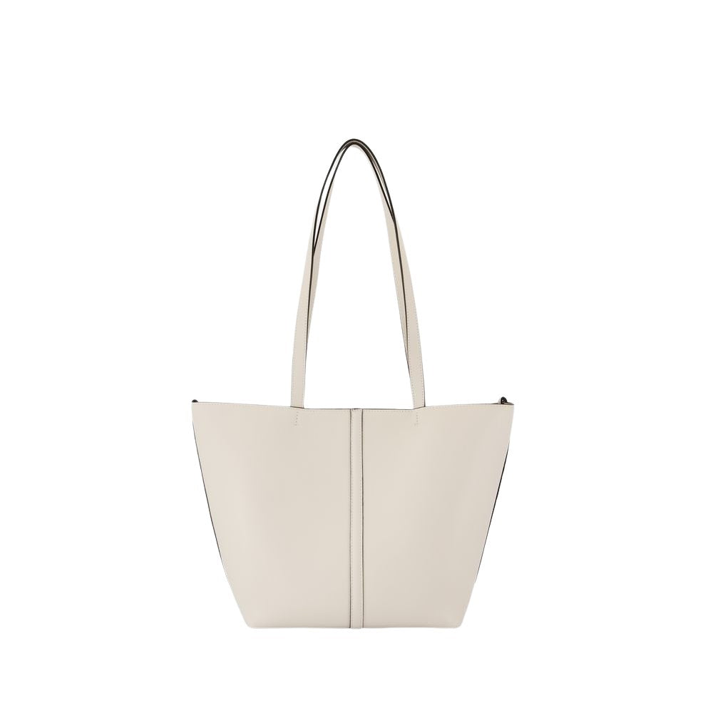 Vanessa Bruno Tote Pm Shopper Bag - Leather - White
