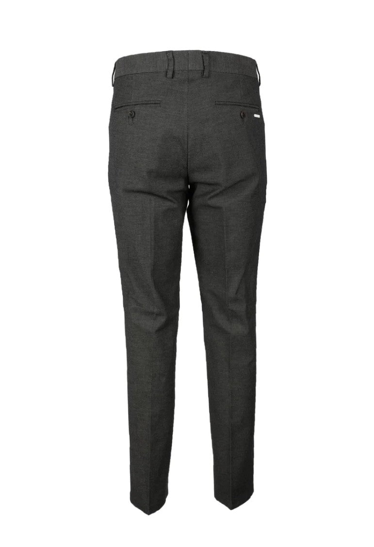 Aglini Grey Stretch Cotton Pants