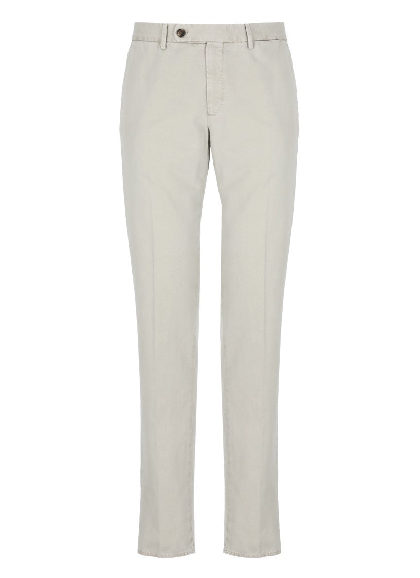 Incotex Grey Cotton Pants