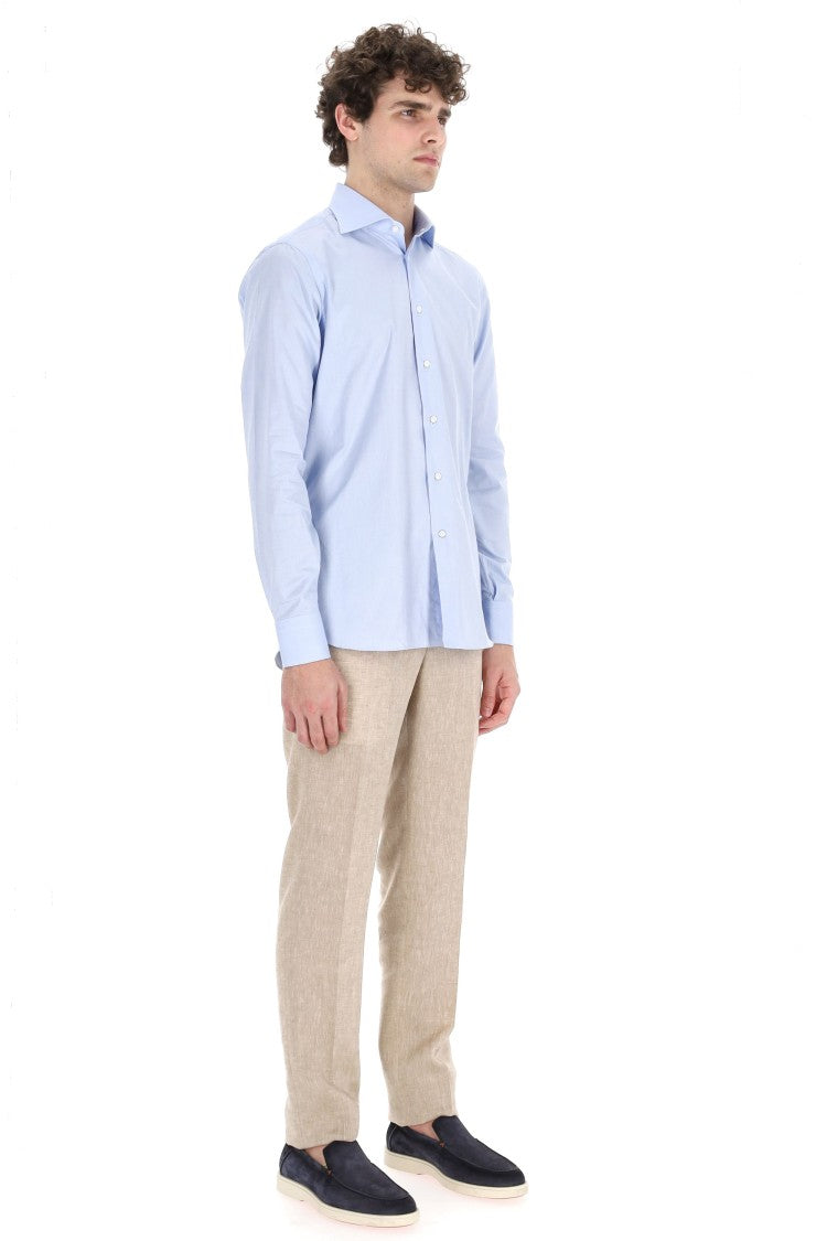 Borriello Micro Pattern Cotton Tailored Shirt