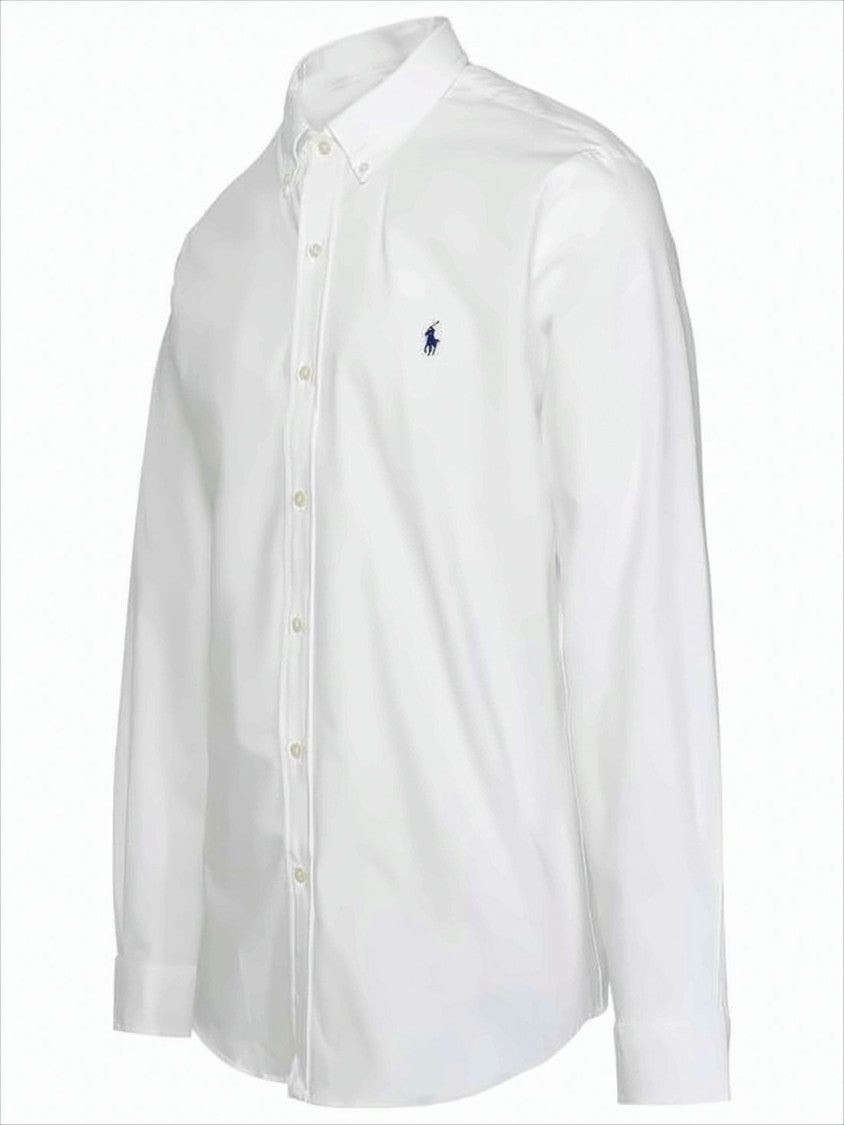 Polo Ralph Lauren Button-Down Long Sleeve Shirt With Embroidered Logo
