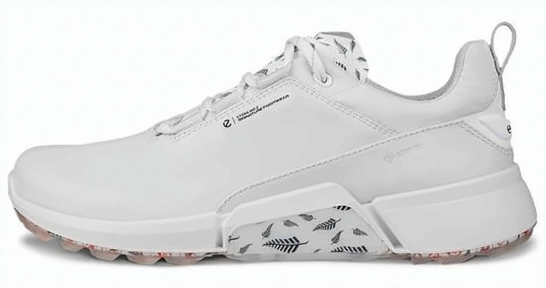 Ecco Sleek White Leather Sneakers With Chunky Sole