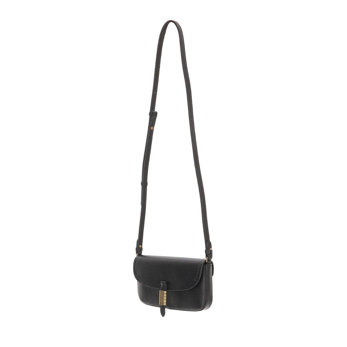 Pinko Structured Leather Bag With Flap Closure