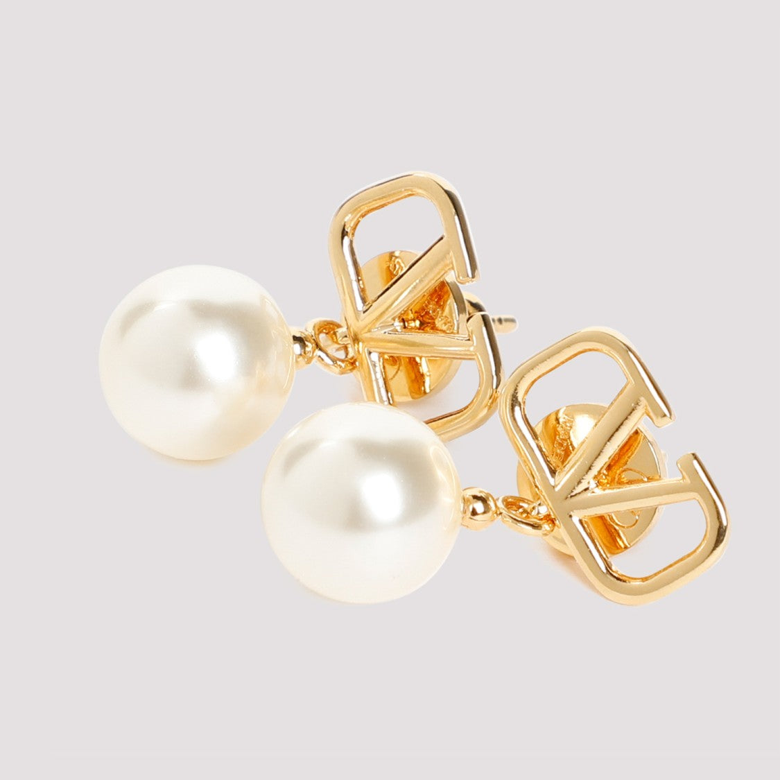 Valentino Garavani Vlogo Signature Pearl Earrings