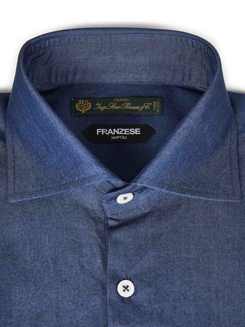 Franzese Collection Franzese Blue Denim Shirt
