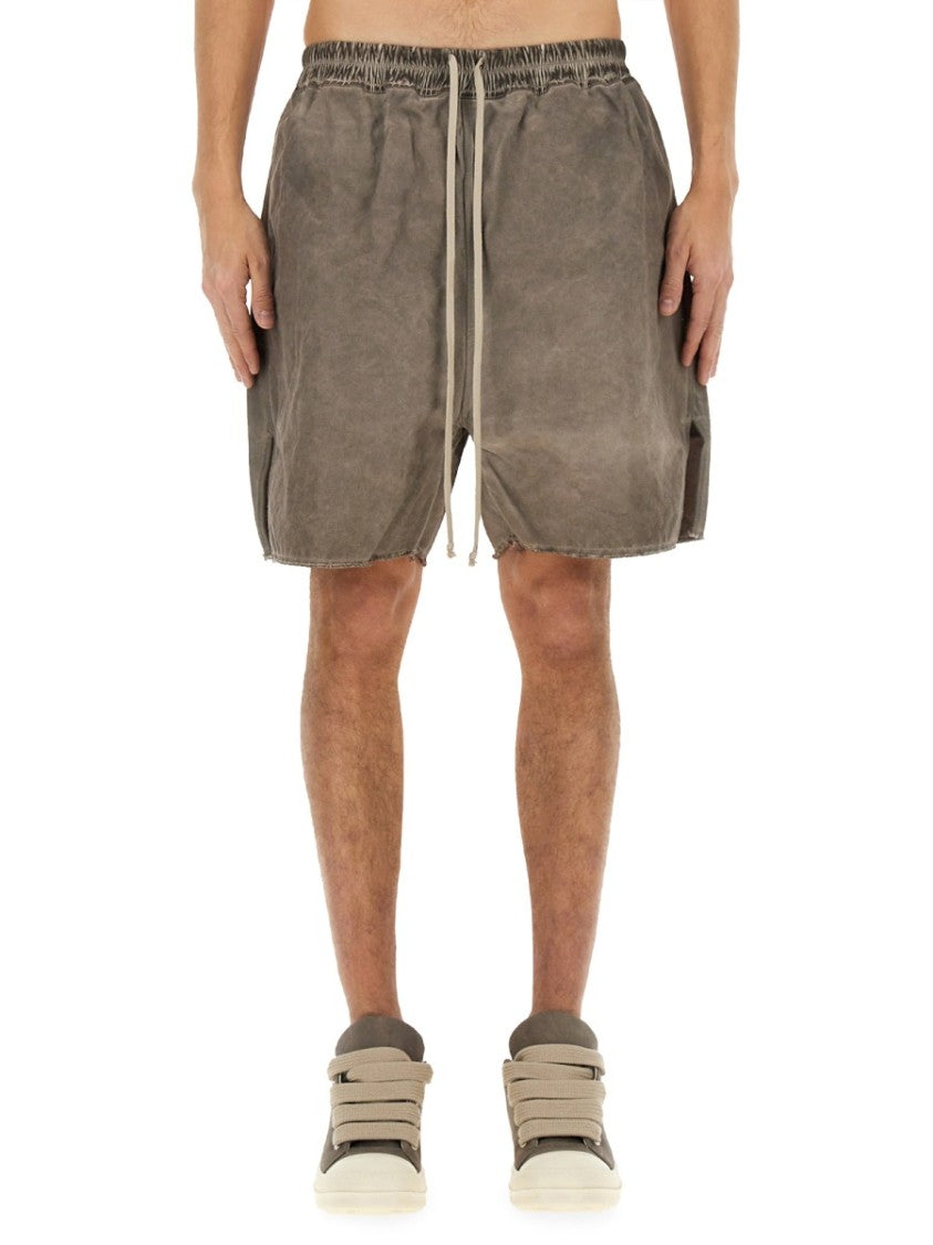 Drkshdw By Rick Owens Zippered Bermuda Shorts