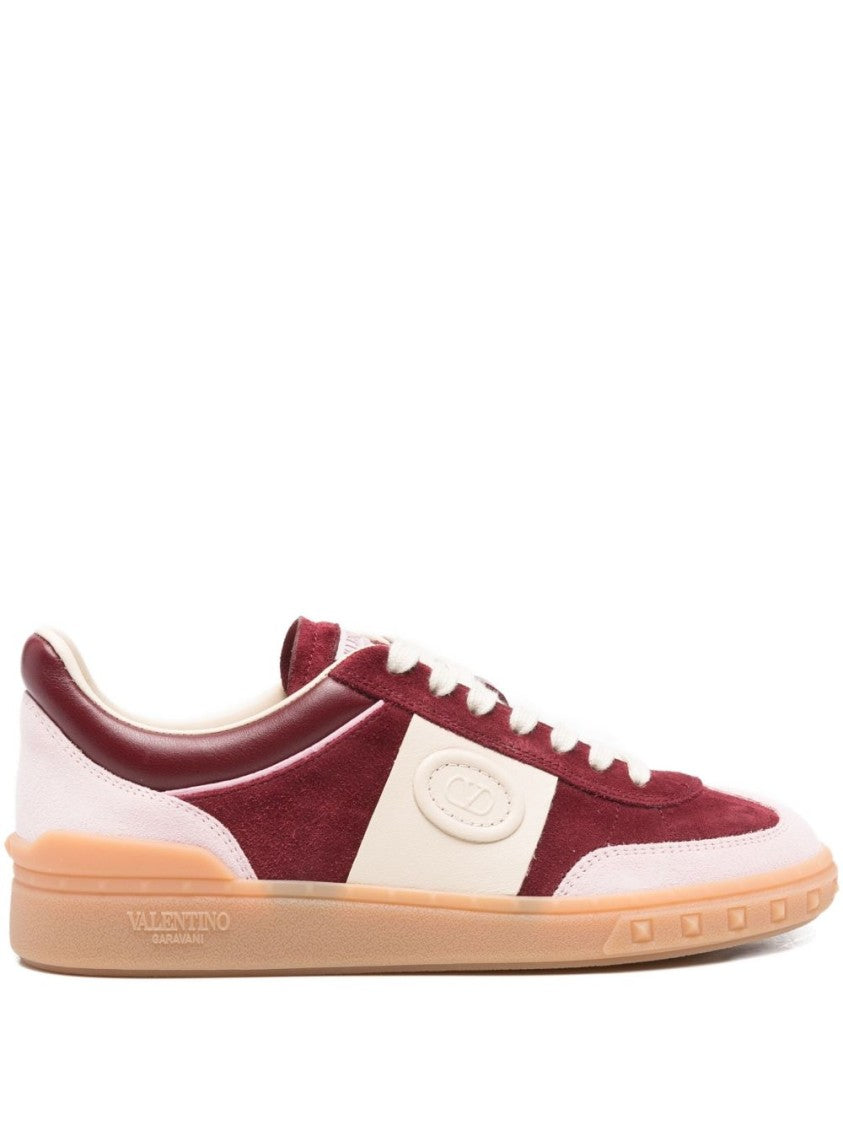 Valentino Garavani Low-Top Split Calf Leather Sneakers