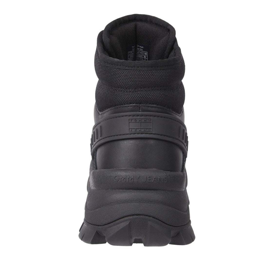 Tommy Jeans Black Chunky Rubber Sole Hybrid Boots