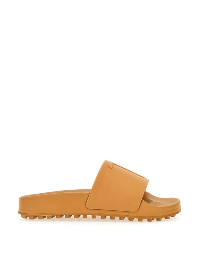 Tod's Monogram Logo Slides Sandals
