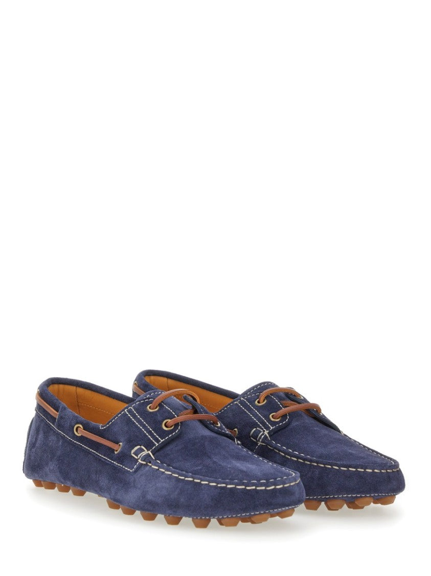 Tod's Classic Blue Calfskin Loafer