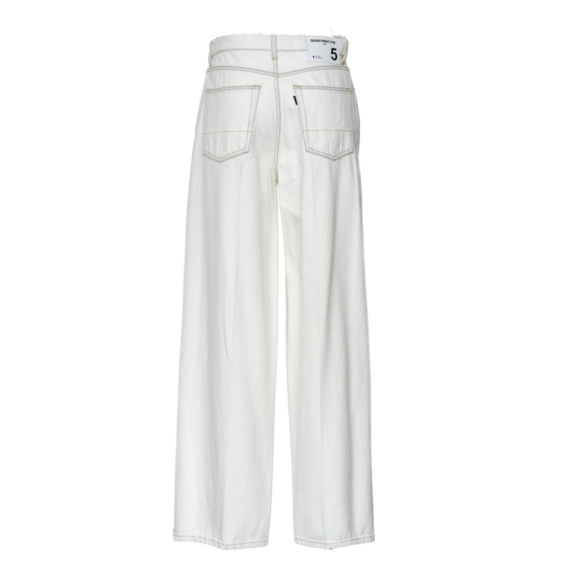 Department 5 Express Contrast Stitch Wide-Leg Jeans
