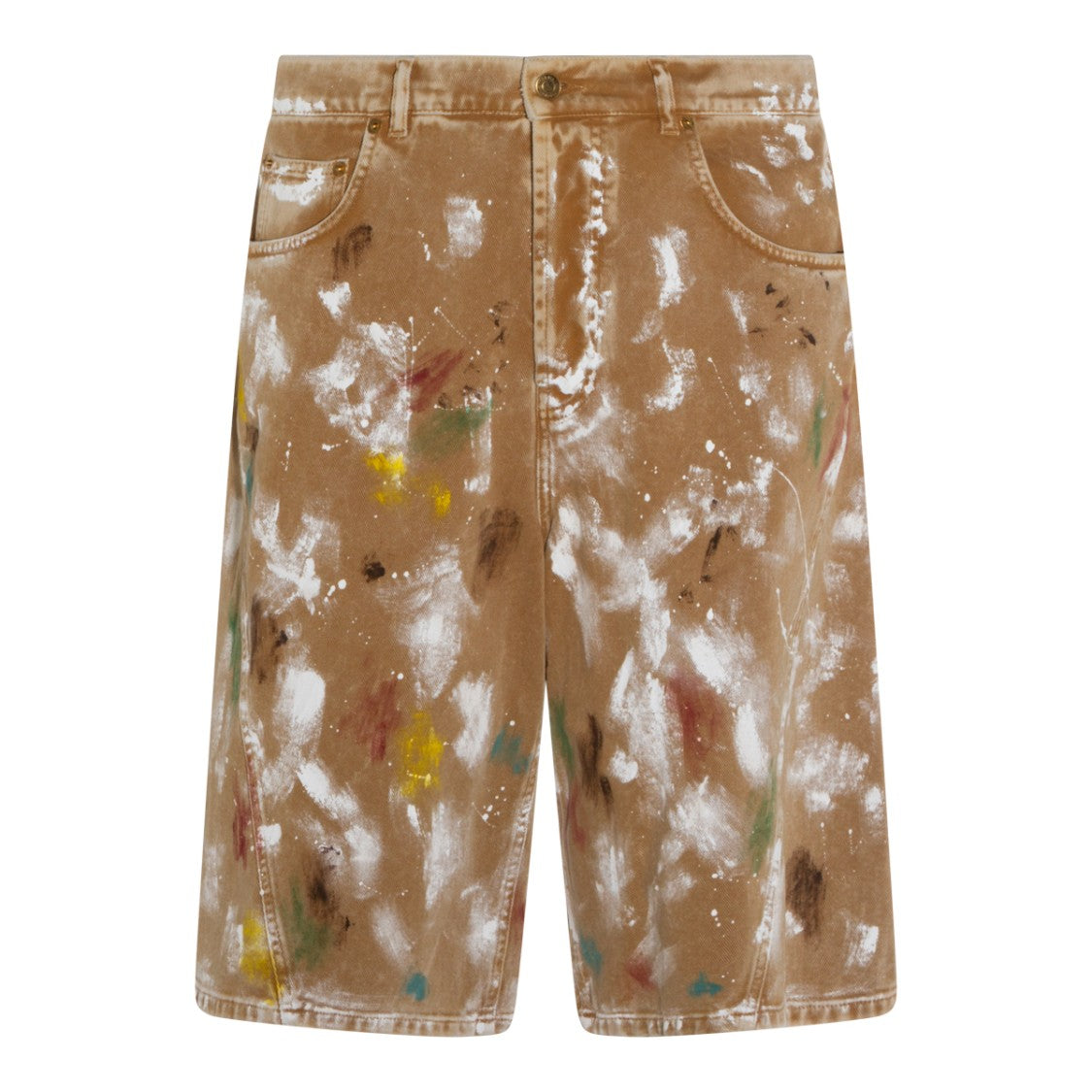 Moschino Mid-Length Brown Shorts