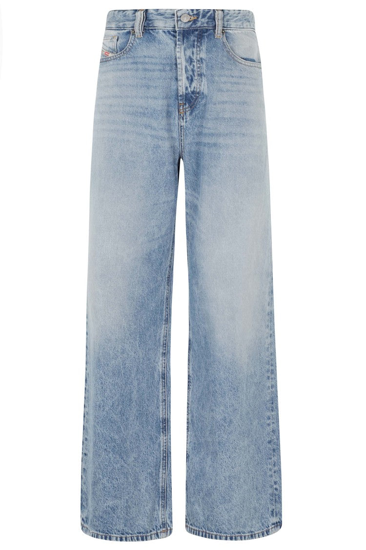 Diesel Blue 1996 D Sire L30 Five-Pocket Wide-Leg Jeans