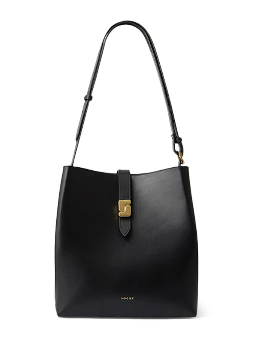 Soeur Bello Black Leather Handbag