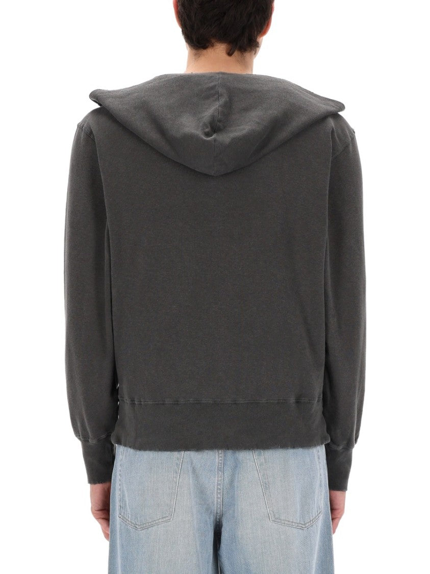 Our Legacy Neutrals Relic Faded Cotton-Linen Hoodie