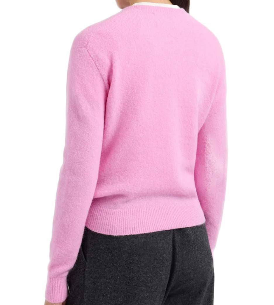 Mc2 Saint Barth Solid Soft Pink Long-Sleeved Pullover