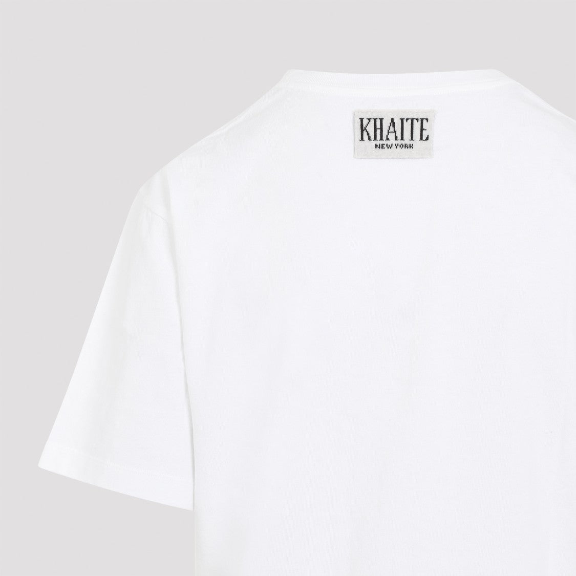 Khaite Mae Ss White Cotton T-Shirt