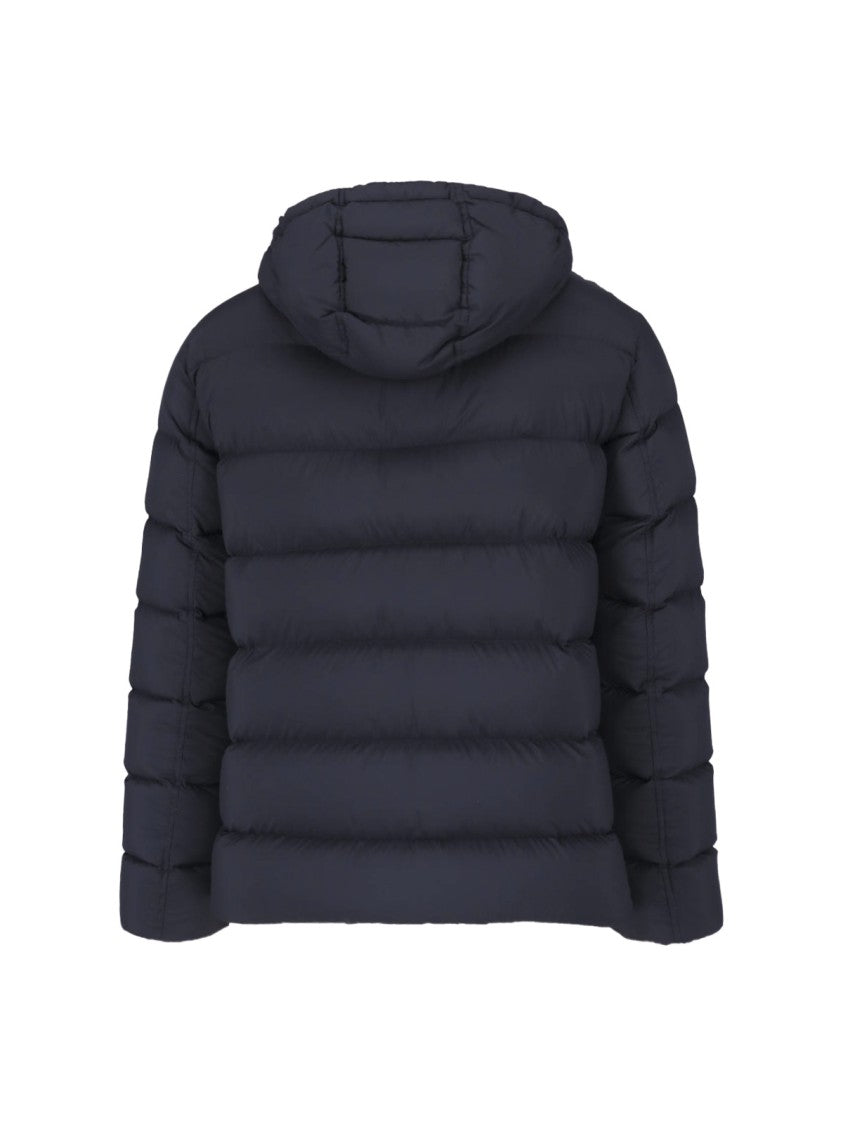 Herno Black Il Bomber Technical Down Jacket