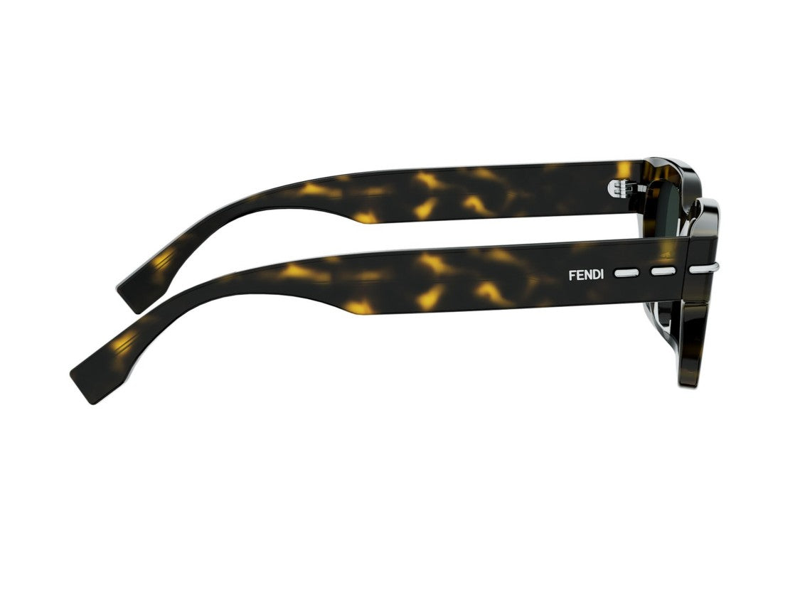 Fendi Green Fe40191i Bold Oversized Tortoiseshell Sunglasses