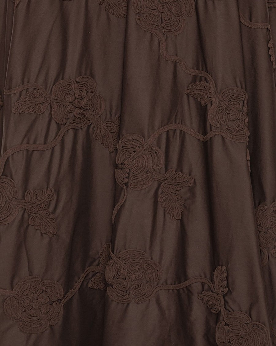 Rotate Flower Maxi Skirt Molé