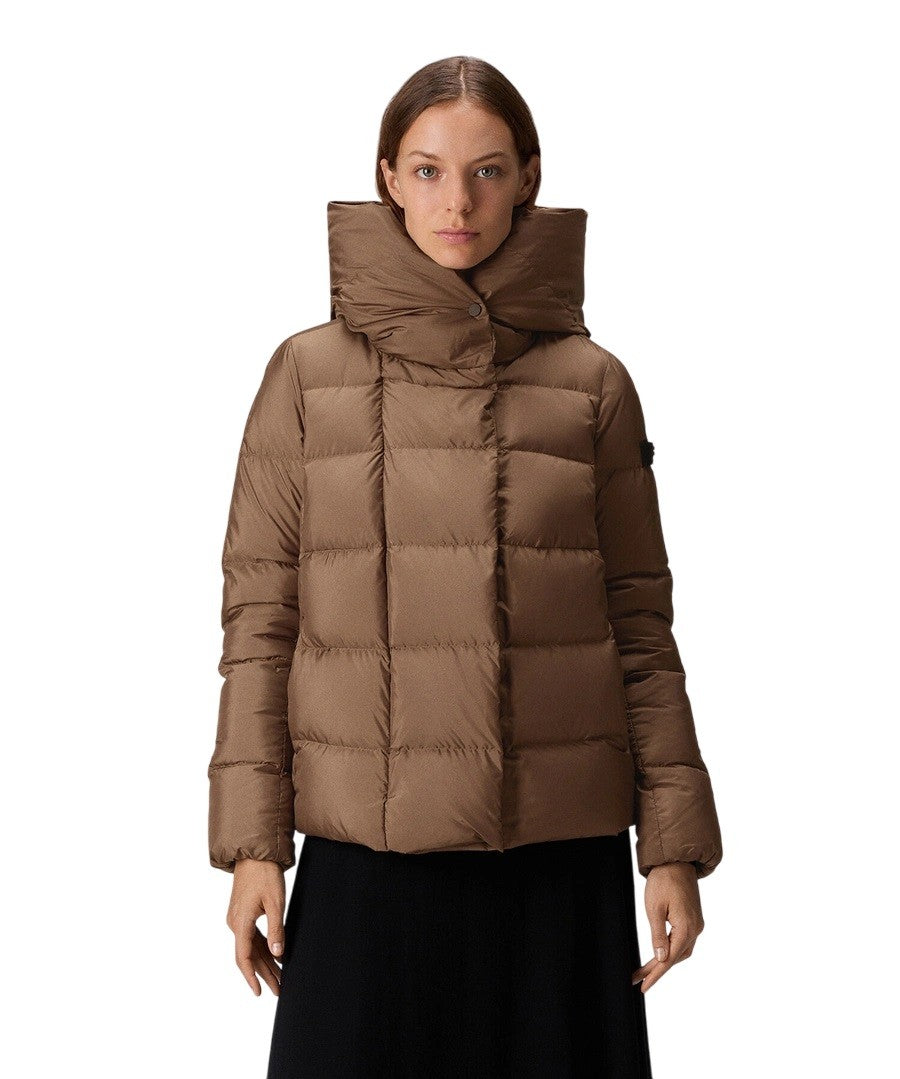 Peuterey Short Down Jacket Wide Shawl Collar