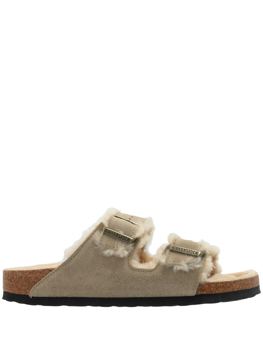 Birkenstock Arizona Taupe Suede Sandals