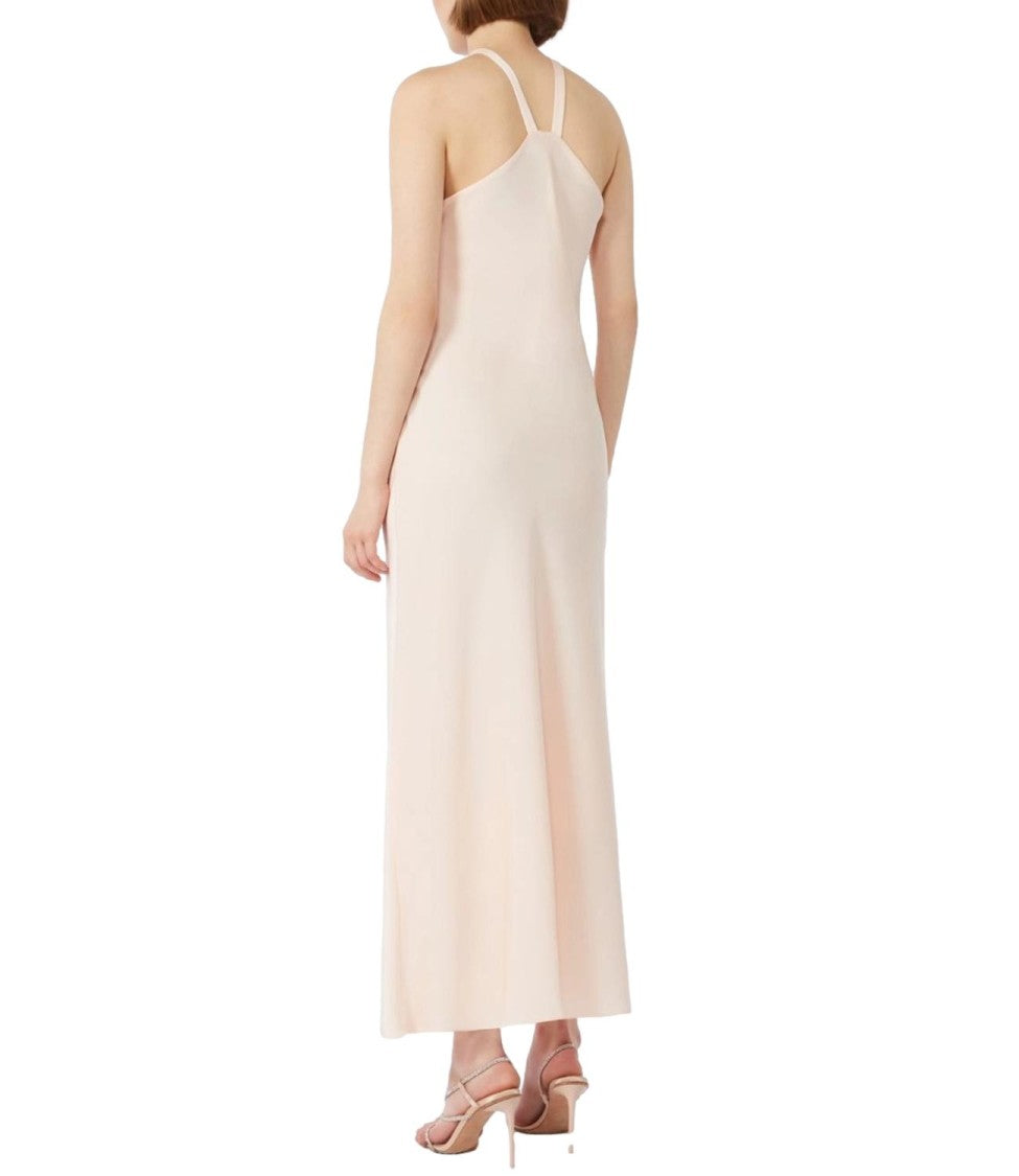 Max Mara Pink Triacetate Blend Maxi Dress
